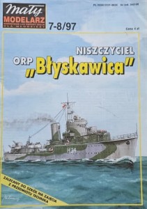 Mały Modelarz (1997) - 07-08/1997 - Niszczyciel ORP Błyskawica