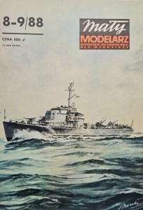 Mały Modelarz (1988) - 08-09/1988 - Ścigacz okrętów podwodnych typu Kronsztad