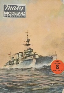 Mały Modelarz (1982) - 08/1982 - Lekki krążownik ORP Conrad
