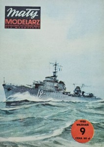 Mały Modelarz (1985) - 09/1985 - Niszczyciel Le Terrible