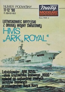 Mały Modelarz (1990) - 11-12/1990 - Lotniskowiec HMS Ark Royal