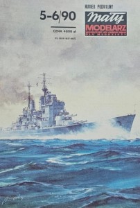Mały Modelarz (1990) - 05-06/1990 - Pancernik HMS Vanguard