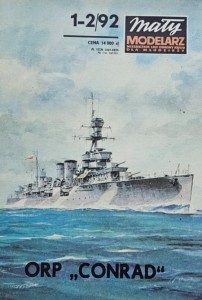 Mały Modelarz (1992) - 01-02/1992 - Lekki krążownik ORP Conrad