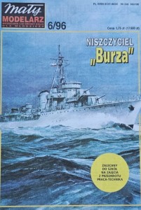 Mały Modelarz (1996) - 06/1996 - Niszczyciel ORP Burza