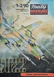 Mały Modelarz (1990) - 01-02/1990 - Su-22