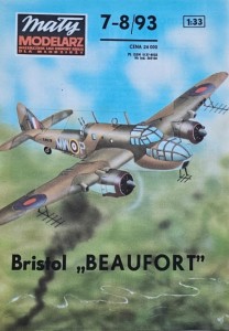 Mały Modelarz (1993) - 07-08/1993 - Bristol Beaufort