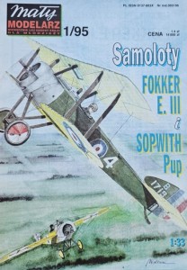 Mały Modelarz (1995) - 01/1995 - Samoloty "Fokker E.III" i "Sopwith Pup"