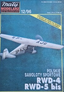 Mały Modelarz (1996) - 12/1996 - Samolot RWD-4, RWD-5 bis