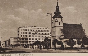 Pocztówka Gdynia - ul. Świętojańska