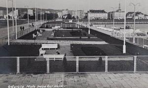 Pocztówka Gdynia - Molo pasażerskie