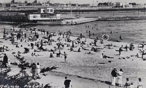 Pocztówka Gdynia - Plaża