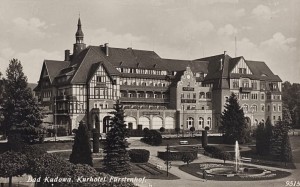 Pocztówka Kudowa Zdrój - Bad Kudowa - Kurhotel Furstenhof