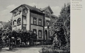 Pocztówka Kudowa Zdrój - Herzheilbad Kudowa - Villa Martha