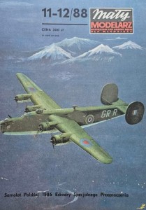 Mały Modelarz (1988) - 11-12/1988 -  Samolot B-24 Liberator