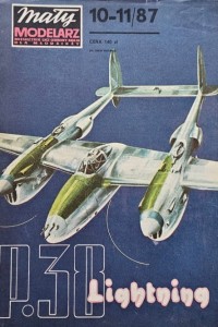 Mały Modelarz (1987) - 10-11/1987 - P-38 Lockheed Lightning