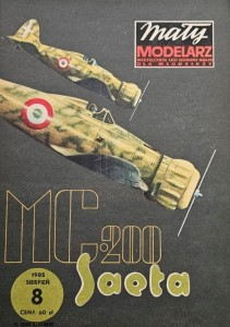 Mały Modelarz (1985) - 08/1985 - Macchi C.200 Saeta