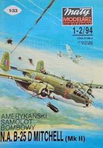 Mały Modelarz (1994) - 01-02/1994 - Samolot B-25 D Mitchell (Mk II)