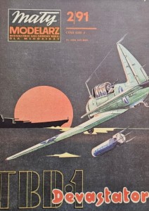 Mały Modelarz (1991) - 02/1991 - Samolot TBD-1 Devastator