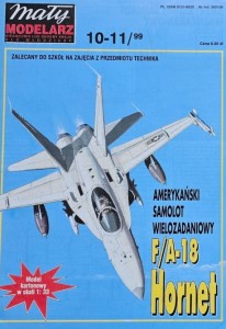 Mały Modelarz (1999) - 10-11/1999 - Samolot F/A-18 Hornet