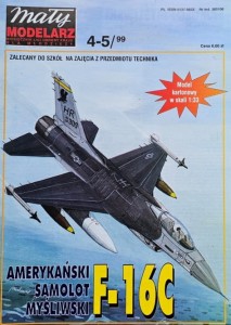 Mały Modelarz (1999) - 04-05/1999 - Samolot F-16C