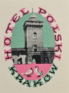 Etykieta Hotel Polski Kraków