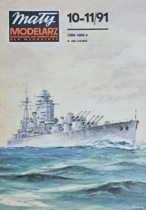 Mały Modelarz (1991) - 10-11/1991 - Pancernik Rodney