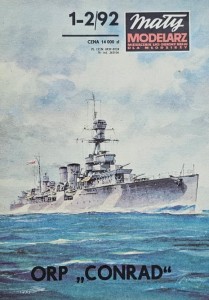 Mały Modelarz (1992) - 01-02/1992 - Lekki krążownik ORP Conrad