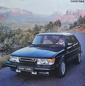 Saab - 1984 - prospekt, folder reklamowy