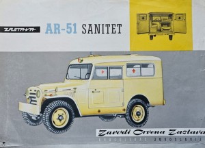Zastava AR-51 Sanitet - folder reklamowy, prospekt 