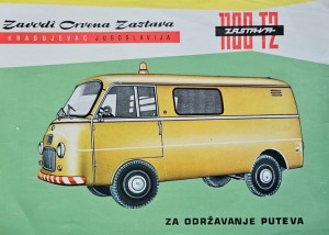 Zastava 1100 T2 - folder reklamowy, prospekt