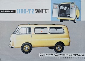 Zastava 1100-T2 Sanitet - folder reklamowy, prospekt