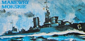 Manewry morskie - gra planszowa z PRL-u