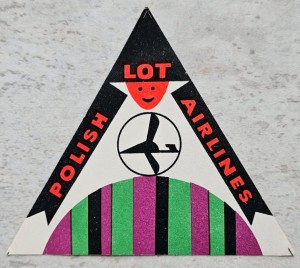 Etykieta Polish Airlines LOT - Polskie Linie Lotnicze (02)