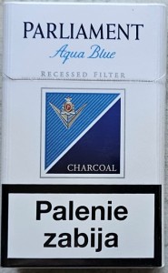 Parliament Aqua Blue - papierosy kolekcjonerskie