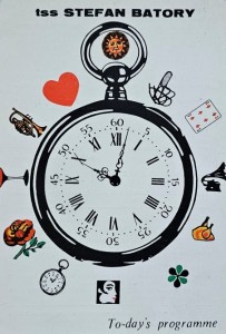 TSS Batory - Wycieczka zimowa - Program dnia 19.01.1976