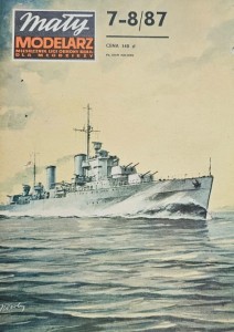 Mały Modelarz (1987) - 07-08/1987 - Lekki krążownik HMS Penelope
