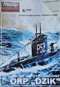 Mały Modelarz (2000) - 06/2000 - Okręt podwodny ORP Dzik