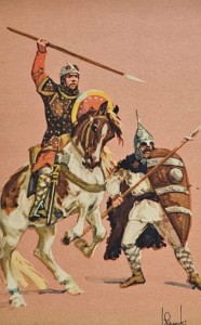 Centrozłom - Wojsko Polskie w Tysiącleciu - 01 - Polska Piastów - Drużynnik, tarczownik