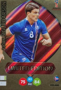 World Cup Russia 2018 - Bjorn Sigurdarson - Limited Edition - karta