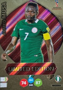 World Cup Russia 2018 - Ahmed Musa - Limited Edition - karta