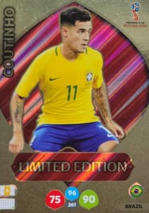World Cup Russia 2018 - Coutinho - Limited Edition - karta