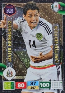 World Cup Russia 2018 - Javier Hernandez - Limited Edition - karta