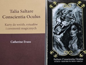 Tarot Saltare Conscientia Oculus - 97 kart + książka Catherine Evans - Karty do wróżb, rytuałów i ceremonii magicznych