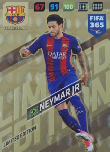 FIFA 365 2018 - Neymar Jr - Limited Edition - karta