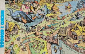 Puzzle z PRL-u - Janusz Christa - Kajko i Kokosz - Mirmiłowo - 600 elementów