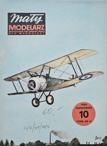 Mały Modelarz (1985) - 10/1985 - Samoloty Sopwith "Camel" i "Triplane"