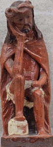 Władysława Prucnal - Chrystus Frasobliwy - rzeźba ceramiczna