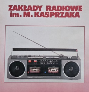 Zakłady Radiowe im.  M. Kasprzaka - katalog prospekt folder reklamowy - Kasprzak, Unitra