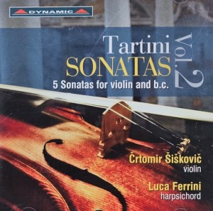 Crtomir Sciskovic, Luca Ferrini - Giuseppe Tartini: 5 Sonatas for violin and b.c. - CD wyd. 2016