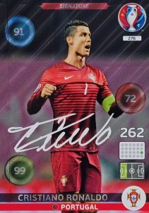 UEFA Euro 2016 - Cristiano Ronaldo - Signature - karta 276